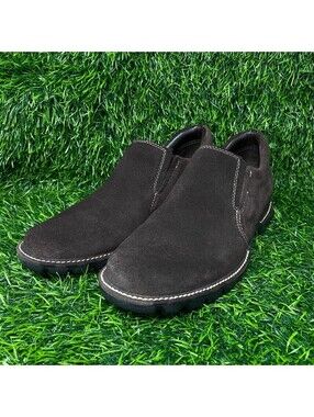 NEW Cole Haan Neysa D13478 Womens 8.5B Suede Slip-on Loafer Shoes Dk. Brown 2265